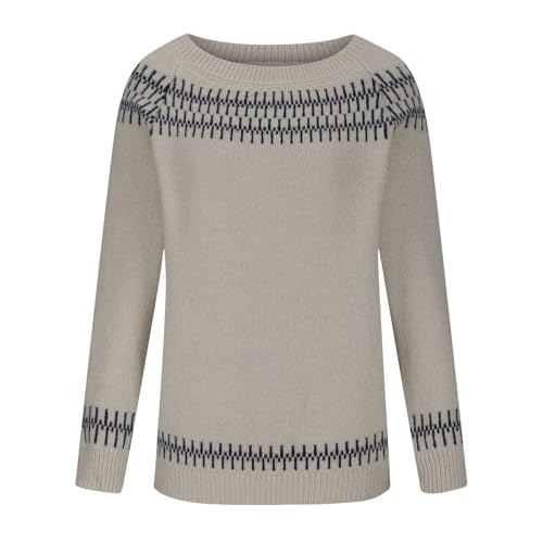 DKLOVIFU Rollkragenpullover Damen Schwarz Lila Norweger Original Sport Fitness Umstandspullover von DKLOVIFU