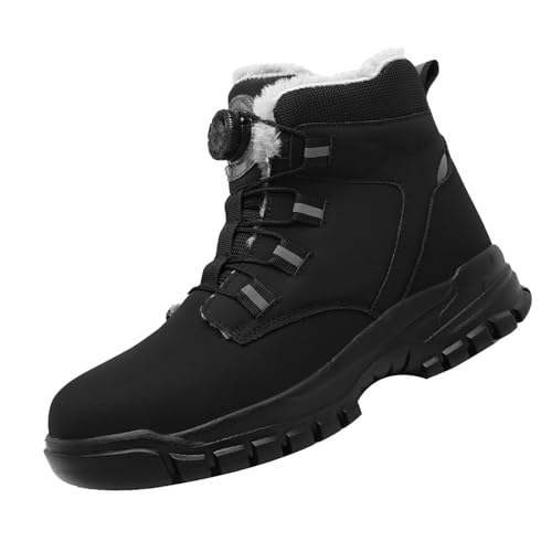 DKLOVIFU Wasserdichte Schuhe Men Shoes Arbeitsschuhe S1 Sicherheitsschuhe Damen Wasserdicht Arbeitsschuhe S3 Leicht Stallstiefel Winter Herren Winter Arbeitsschuhe von DKLOVIFU