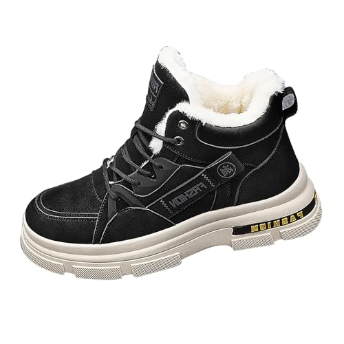 DKLOVIFU Winterschuhe Herren Arbeitsschuhe Damen S3 Tn Schuhe Sicherheitsschuhe Herren S1 Leicht Boots Winter Herren Wasserdichte Stiefel Herren Winter Stiefeletten Stahlkappe von DKLOVIFU