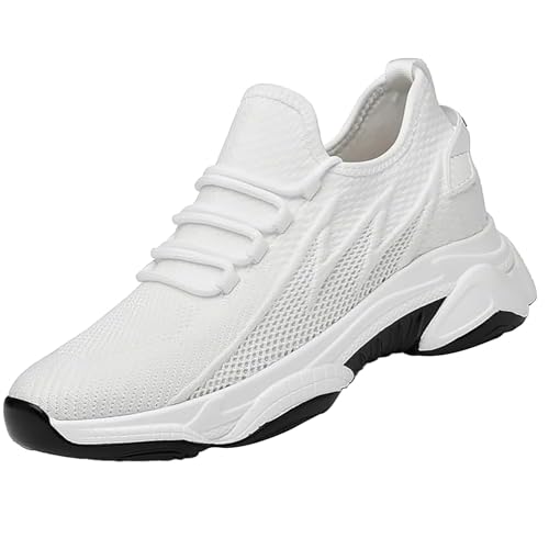 DKLOVIFU Alpha Kicks | SkyBoost Pro Herren Aufzug Schuhe Elevate Shoes Unsichtbare Höhenerhöhung Mesh Sneaker von DKLOVIFU