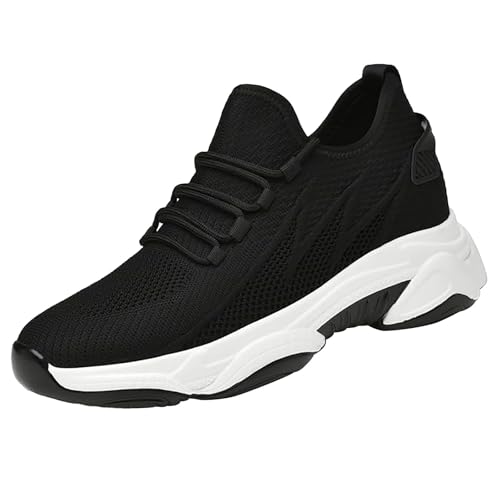 DKLOVIFU Alpha Kicks | SkyBoost Pro Herren Aufzug Schuhe Elevate Shoes Unsichtbare Höhenerhöhung Mesh Sneaker von DKLOVIFU