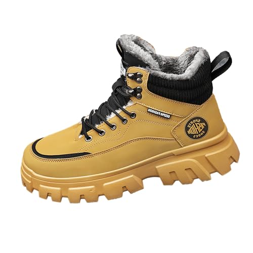 Sicherheitsschuhe Herren S3 Drehverschluss Schuhe Arbeitsschuhe Herren Hoch Arbeitsschuhe Herren S3 Leicht Wasserdicht Arbeitsschuhe Sommer Springerstiefel mit Stahlkappe Arbeitsschuh S3 Wasserdicht von DKLOVIFU