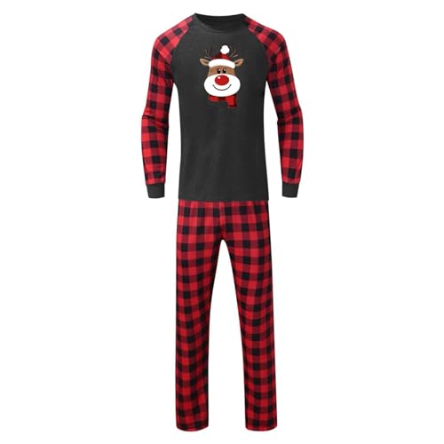Weihnachtspyjama Familie Set Weihnachtspullover Herren Weihnachtspullover Familie Baby Christmas Pyjama Damen Familien Shirt Set Schlafanzug Weihnachten Familie Ugly Weihnachtspullover Familie Set von DKLOVIFU