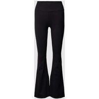 DKNY PERFORMANCE Flared Fit Leggings mit elastischem Bund in Black, Größe XS von DKNY PERFORMANCE