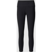 DKNY PERFORMANCE Leggings mit Logo-Streifen in Black, Größe L von DKNY PERFORMANCE