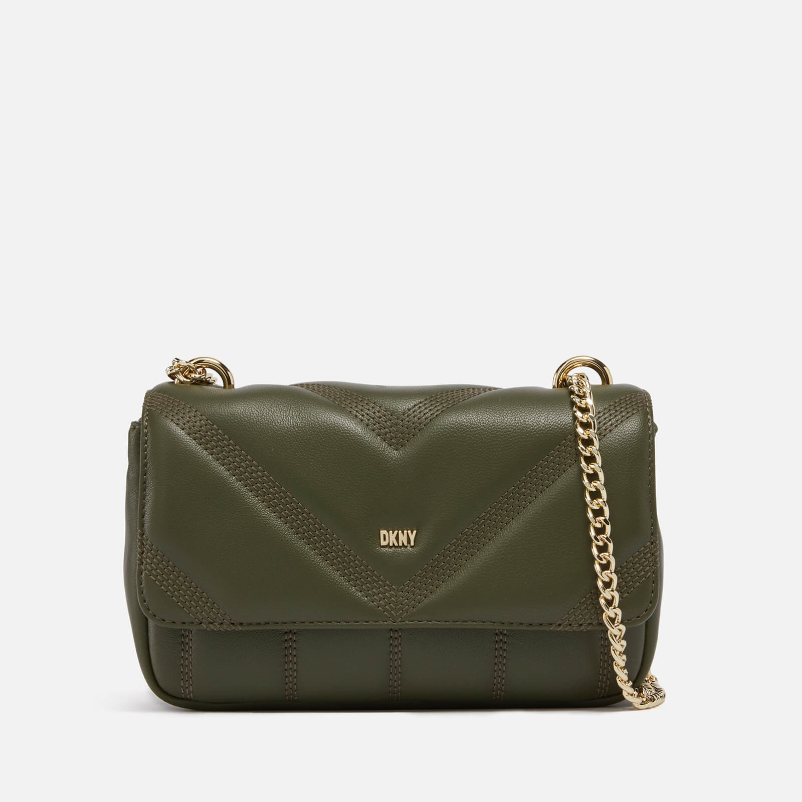 DKNY Becca Medium Leather Shoulder Bag von DKNY