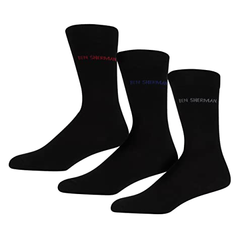 DKNY Herren Hedgehunter in Schwarz mit mehrfarbigem Logo aus Baumwoll-Mischgewebe, 3 Stück Ben Sherman Trew Socken, No Values Found von DKNY
