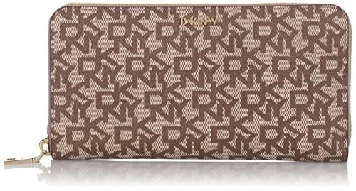 DKNY Women's Bryant-New Zip Arou Bi-Fold Wallet, Chino/Caramel von DKNY