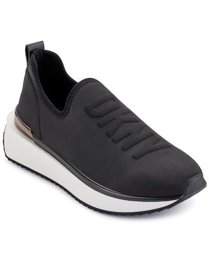 DKNY Damen Alona-Slip on Sneaker, Black, 37.5 von DKNY