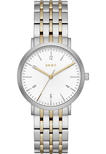 DKNY Damen Analog Quarz Uhr mit Edelstahl Armband NY2505 von DKNY