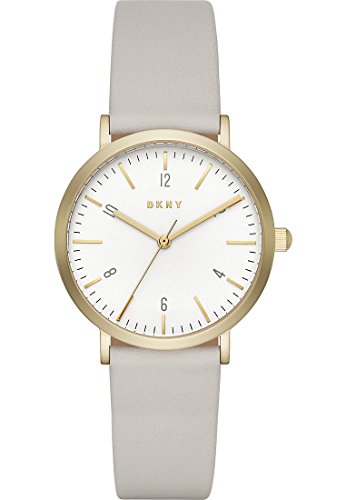 DKNY Damen Analog Quarz Uhr mit Leder Armband NY2507 von DKNY