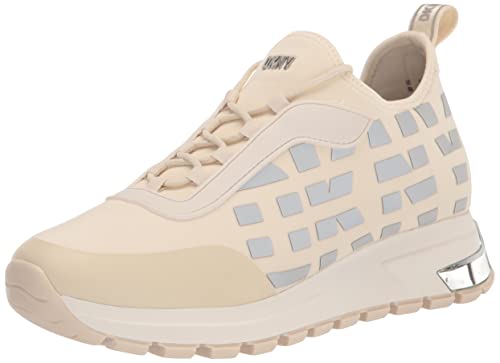 DKNY Damen Bequemer schicker Schuh Meanna Sneaker, Egg Nog, 35.5 EU von DKNY