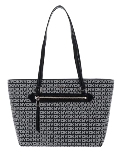 DKNY Damen Bryant Ave Md Tote Tragetasche, Schwarzes Logo/Schwarz von DKNY