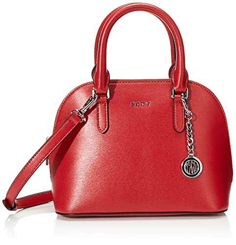 DKNY Damen Bryant Dome Satchel Schulranzen, hellrot von DKNY