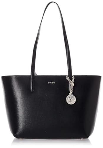 DKNY Damen Bryant Md Tragetasche, schwarz/Gold von DKNY