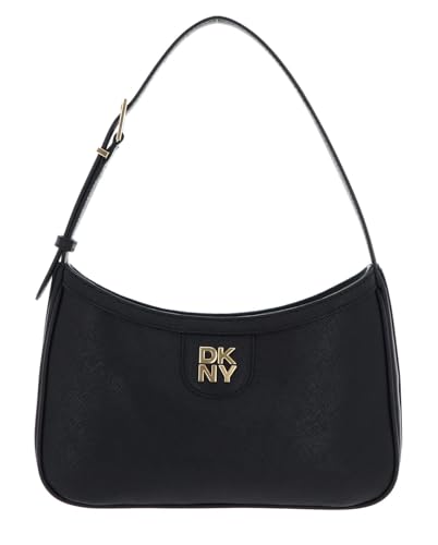 DKNY Damen Carol Demi Umhängetasche, schwarz/Gold von DKNY