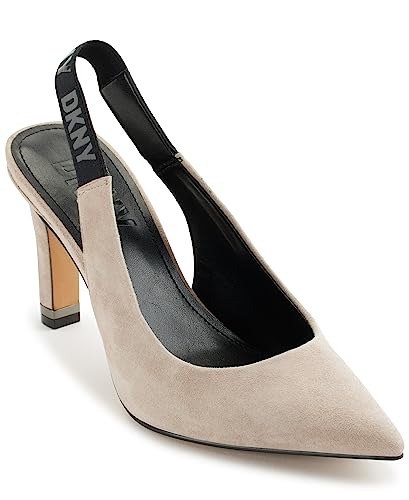 DKNY Damen Cian Leather Slingback Pump, Toffee, 36 EU von DKNY