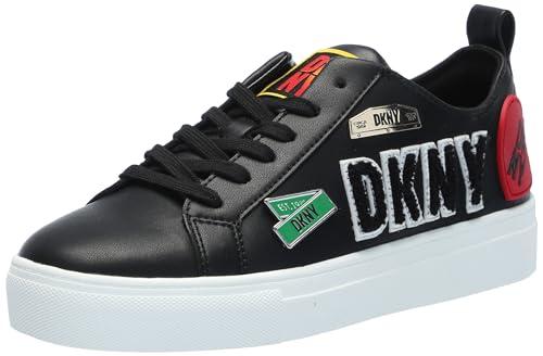 DKNY Damen Coreen City Signs Sneaker, Schwarz, 36 EU von DKNY