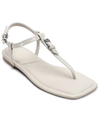 DKNY Damen DATTO Thong Flat Sandal, Soft White, 40.5 EU von DKNY