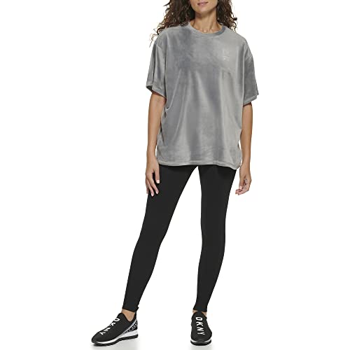 DKNY Damen DP2T9137-stl-groß Pullover, Stahl, Groß von DKNY