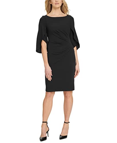 DKNY Damen Dd2h1926-blk-10 Kleid, Schwarz, 40 von DKNY