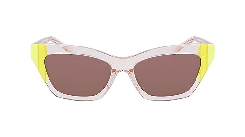 DKNY Damen Dk547s Sonnenbrille, Kristall Pfirsich/Zitrone, Einheitsgröße von DKNY