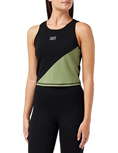 DKNY Damen Dkny Sport Women's Top Shirt, Army Green, L EU von DKNY