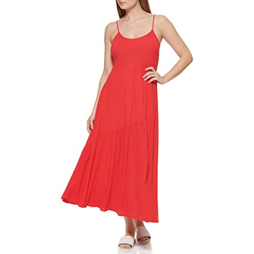 DKNY Damen Dkny Women's Dresses Casual Dress, Poppy Red, M EU von DKNY