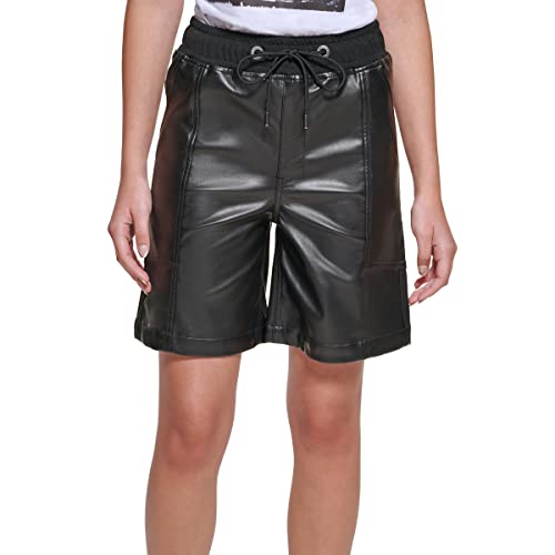 DKNY Damen Dkny Women's Shorts, Schwarz, S EU von DKNY