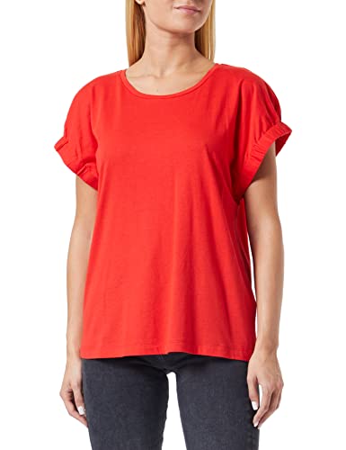 DKNY Damen Dkny Women's Tops, T-shirts & Blouses T Shirt, Poppy Red, XL EU von DKNY