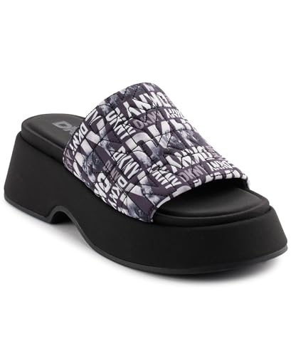 DKNY Damen Platform Mule, Black Multi, 39 EU von DKNY