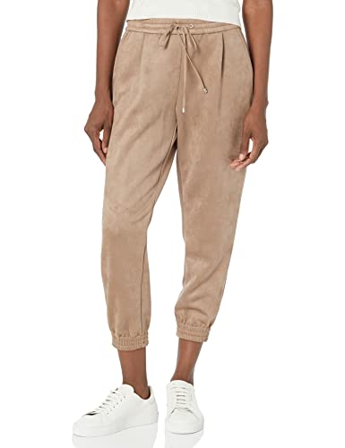 DKNY Damen Jogger Elevated Easy Sportswear Pant Hose, Pilz, X-Groß von DKNY