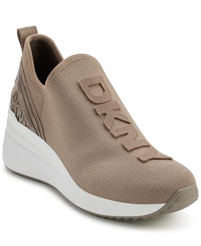 DKNY Damen Keeva-Wedge Sneaker, Ash, 40.5 EU von DKNY