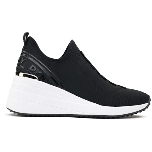DKNY Damen Keeva-Wedge Sneaker, Black, 37 EU von DKNY