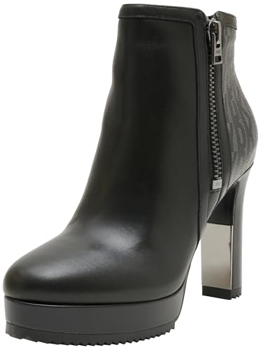 DKNY Damen Liana Platform Bootie Ankle Boot, Black, 40 EU von DKNY