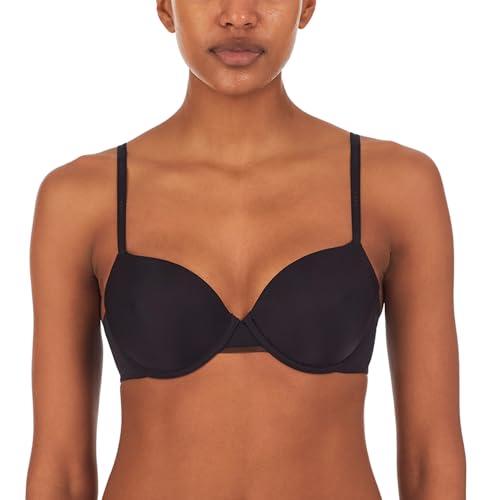 DKNY Damen Litewear Spacer Bra T-Shirt-BH, schwarz, 75DD von DKNY