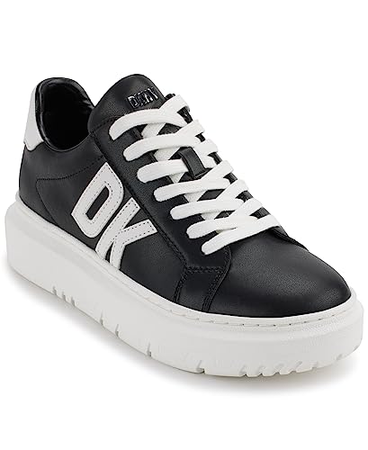 DKNY Damen Mariana-Lace up Sneaker, Black/White, 37 EU DKNY Damen Mariana-Lace up Sneaker, Black/White, 37 EU von DKNY