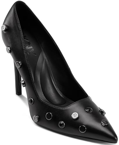 DKNY Damen Mickel Studs Pump 100MM HIGH Heels, Black, 38 EU von DKNY