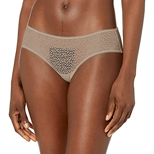 DKNY Damen Modern lace Trim Hipster-Hschen, Champagner, S von DKNY