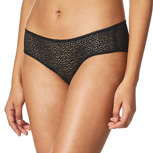 DKNY Damen Modern Lace Hipster-Hschen, Schwarz, M von DKNY