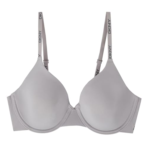 DKNY Damen Nahtloser Mikrobügel T-Shirt-BH, Blickdicht, Jet Setter, 36D von DKNY