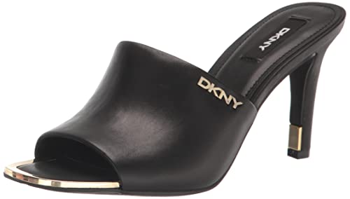 DKNY Damen offenem Zehenbereich, modische Pumps Sandale mit Absatz, Black Bronx, 36 EU von DKNY