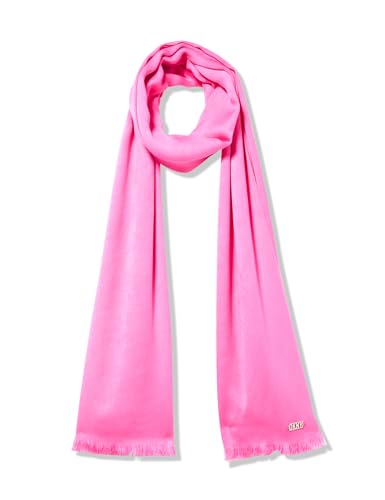 DKNY Damen Oversized Eyelash Fringe Basic Scarf Mode-Schal, Shocking pink, Einheitsgröße von DKNY
