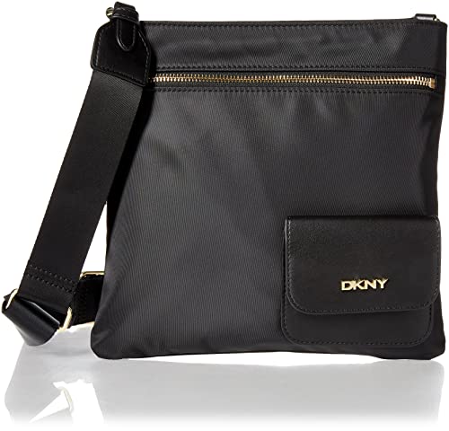 DKNY Girl's Women's Livvy, One Size Crossbody, Black Gold von DKNY