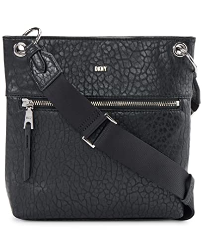 DKNY Damen R22ezj79-bsv-mittel Crossbody, schwarz/Silber von DKNY