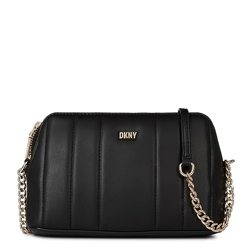 DKNY Damen R24ezv50-bgd-klein Crossbody, Black/Gold von DKNY