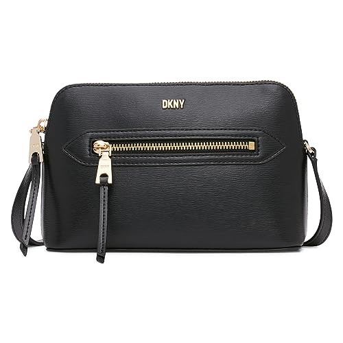 DKNY Damen R31ezw90-bgd-klein Umhängetasche, Schwarz/Gold von DKNY