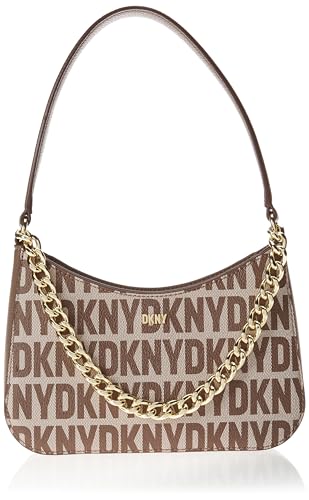 DKNY Damen R33h2z43-2zj-1sz Umhängetasche, Trüffel/Logo von DKNY