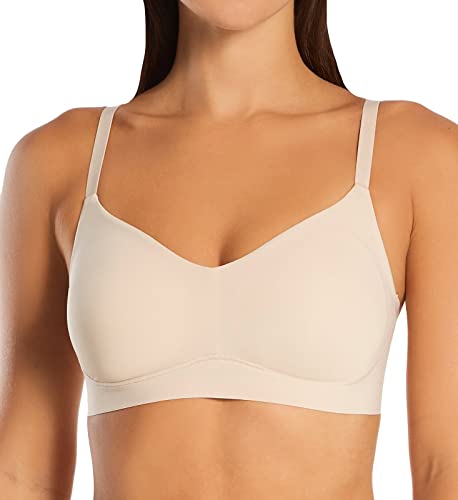 DKNY Damen Smooth Essentials Bralette, Cashmere, Large von DKNY