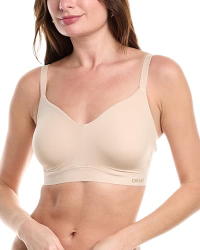 DKNY Damen Smooth Essentials Bralette, Cashmere, Large von DKNY